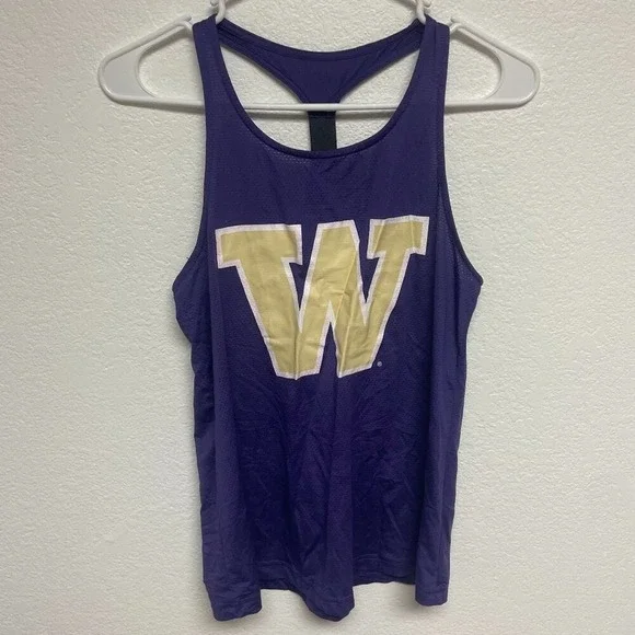 UW Washington Huskies Purple Tank Top SMALL - Picture 2 of 4